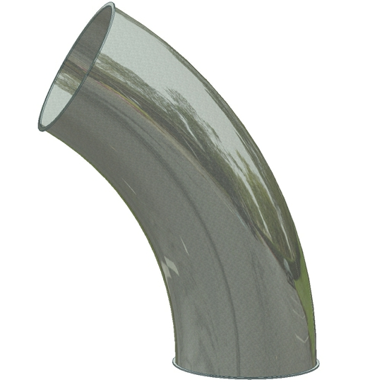 Bogen 60ø SK200, 1,0 mm