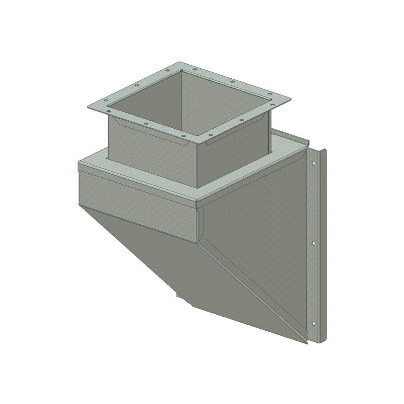 Einlaufstück 90ø 240x240 T54