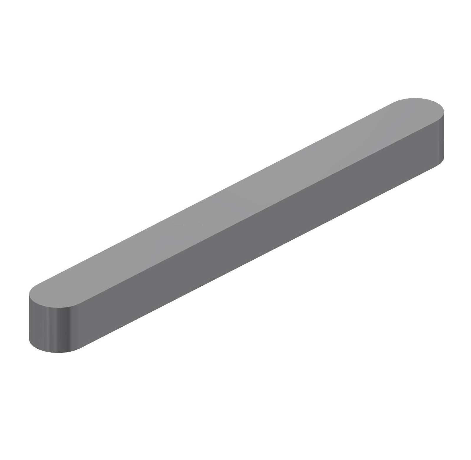 Passfeder 8x7x80 mm