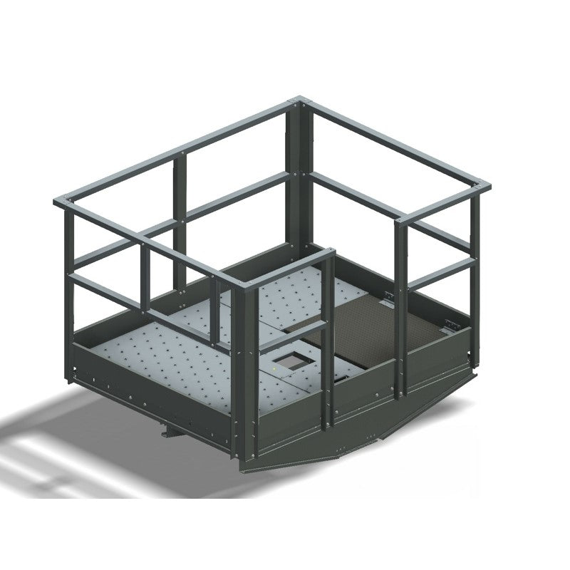 Plattform mit Geländer 2,0 x 1,6 m