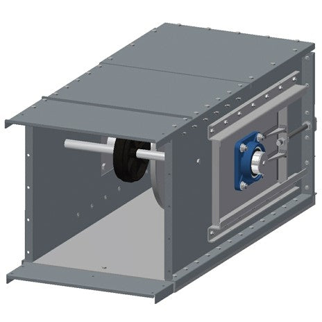 Spannsektion offen