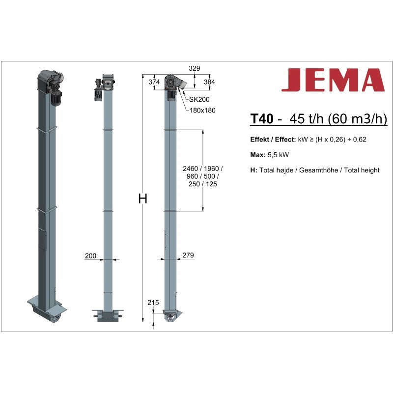 T40 Kettenredler - 45 t/h
