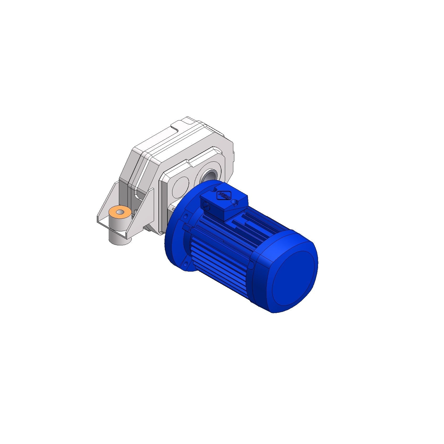 Aufsteckgetriebemotor 45rpm,