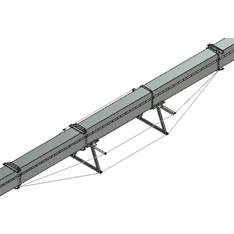 Doppelter Verspannungssatz m/Seitenseil T49/T57