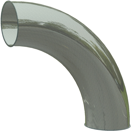 Bogen 90ø SK200, 1,0 mm