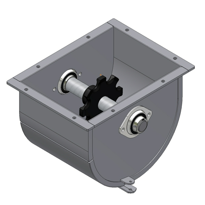 Elevatorfuss T40/T45, geschlossen