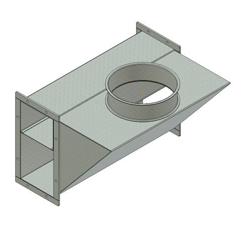 Kastenelement 0,5 m. T44, m/Seiten-