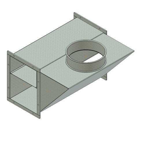 Kastenelement 0,5 m. T45, m/Seiten-