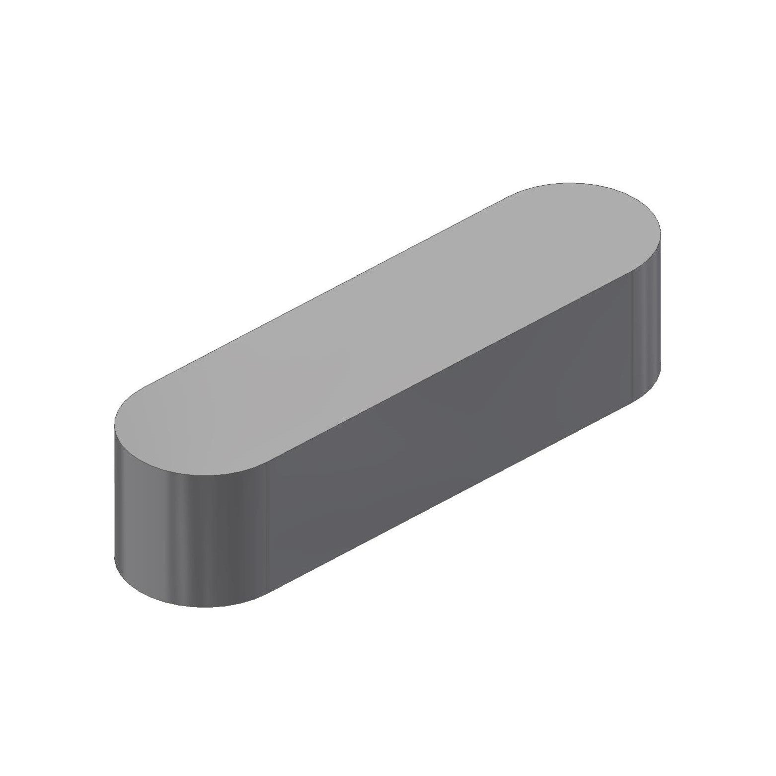 Passfeder 8x7x30 mm