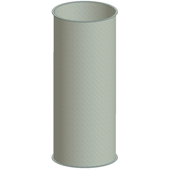 Rohr 0,5 m SK200, 2,0 mm