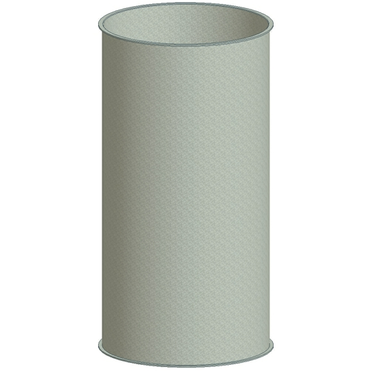 Rohr 0,5 m SK250, 2,0 mm