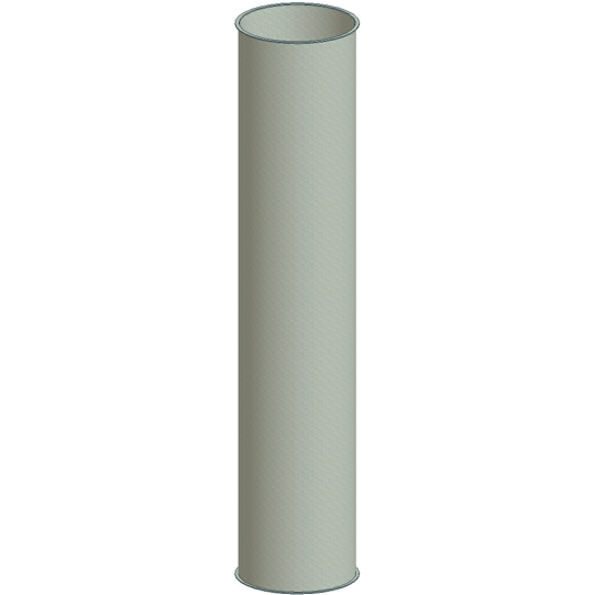 Rohr 1,0 m SK200, 2,0 mm