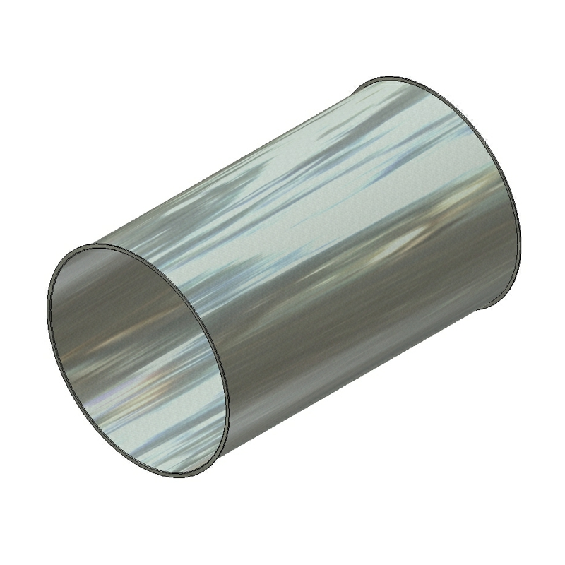 Rohr 0,5 m SK300, 1,0 mm