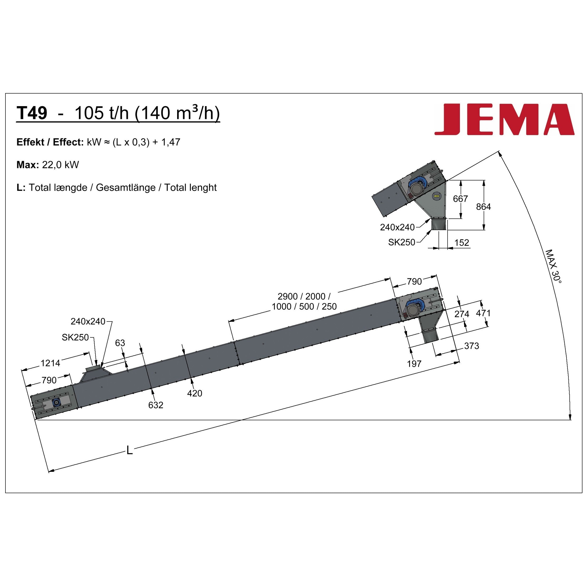 T49 Kettenredler - steigend
