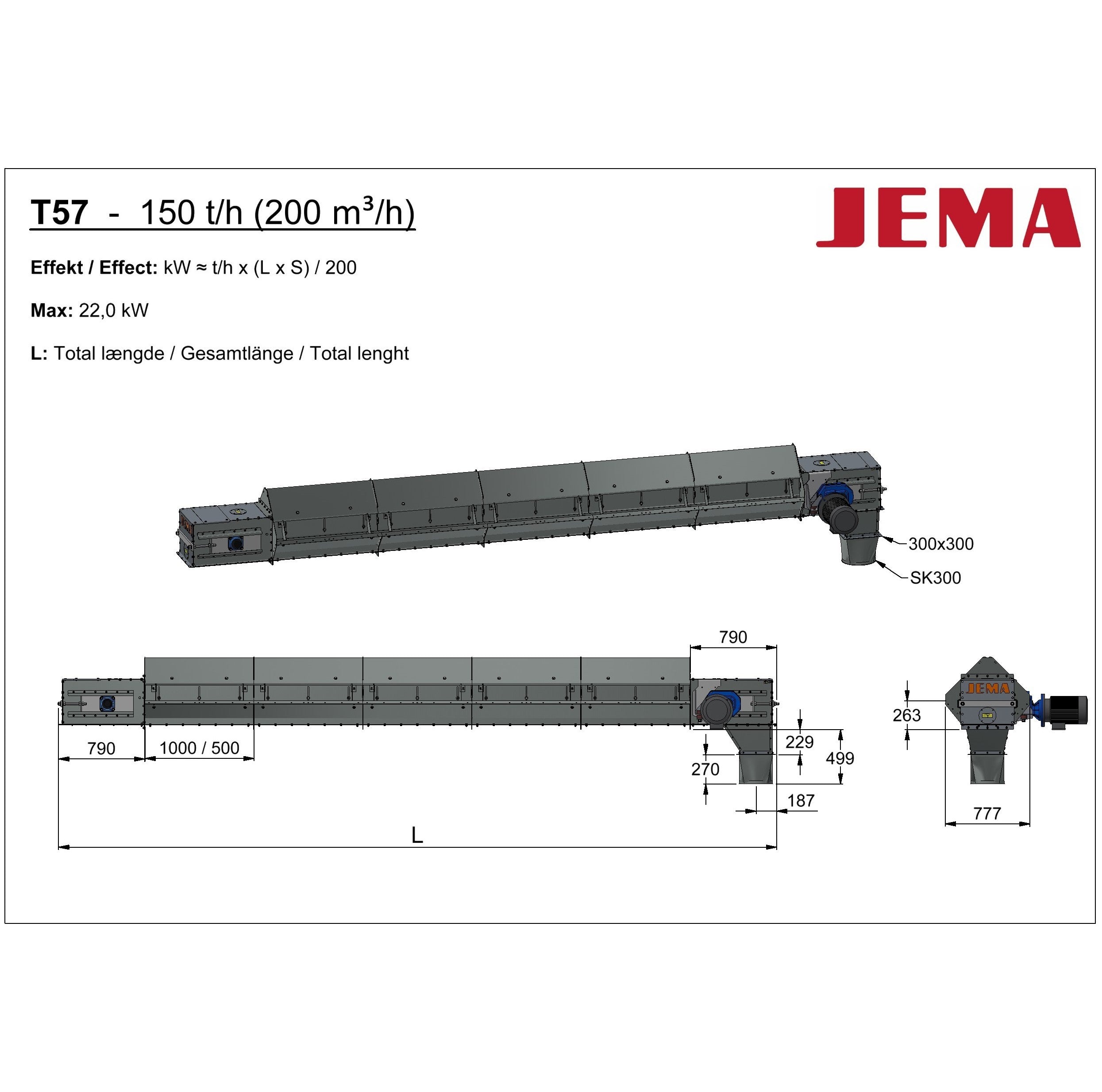T57 Annahmeredler - horizontal