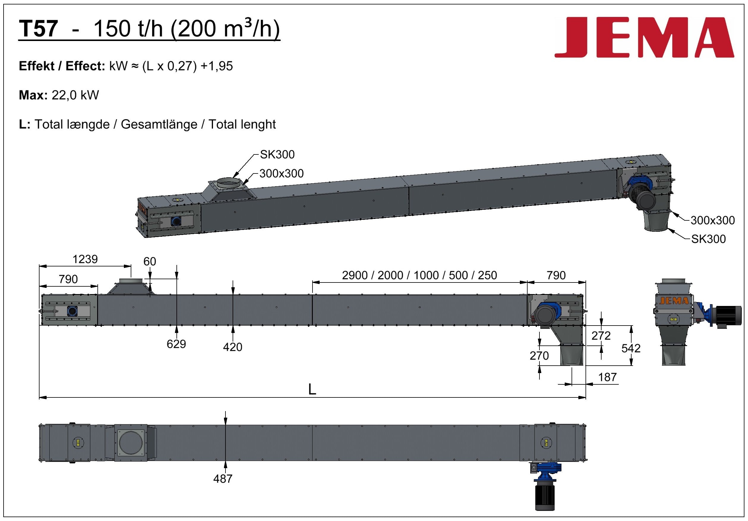 T57 Kettenredler - horizontal